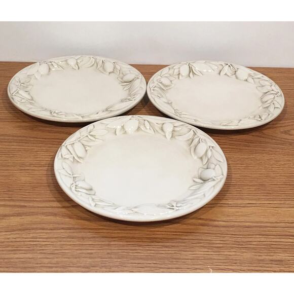 ONE (of Multiple) Vintage WILLIAMS SONOMA "Tuscan Olive" Salad Plate  (Italy) - Picture 6 of 12